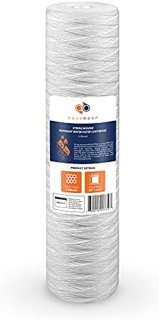 Aquaboon 5 Micron 20 x 4.5 Whole House String Wound Water Filter 2-Pack - Image 6