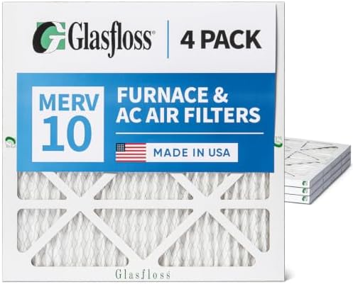 Glasfloss ZL 20x22x1 MERV 10 Air Filters for AC and Furnace. 4-Pack - Image 7