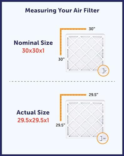 Filter King Air Filters 29.75x31.75x1 | 4-PACK | MERV 8 HVAC Pleated AC Furnace Filters | Air Purifier | Replacement Filters for Clean, Healthy & Fresh Environment | MADE IN USA - Image 5