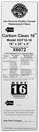 Lennox Carbon Coated X6672 Healthy Climate MERV 16 Filter (2 Pack) - Image 2