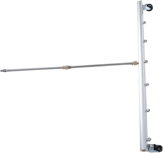Pressure Washer Cleaner Stainless Steel 39.37inch Heavy Duty Water Broom with 1/4inch Quick Connector for Household Business Cleaning Surface Debris Removal (for Floor)