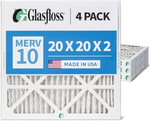 Glasfloss ZL 20x20x2 MERV 10 Pleated AC Furnace Air Filters. Box of 4 - Image 5