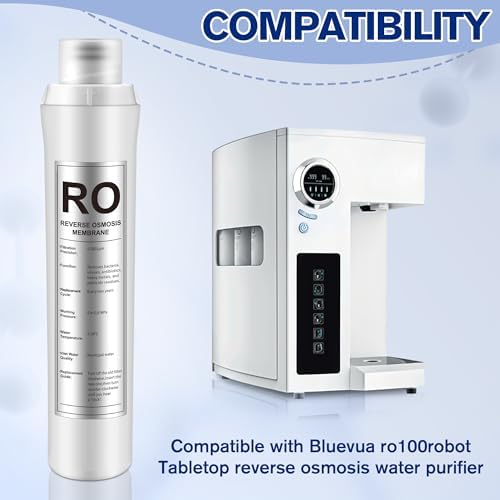 1 Pack RO Water Filter Replacement Compatible with Bluevua RO100ROPOT, 1 RO Water Filters, Improved Drink Quality, Easy to Replace for Household Daily Use Drinking - Image 2