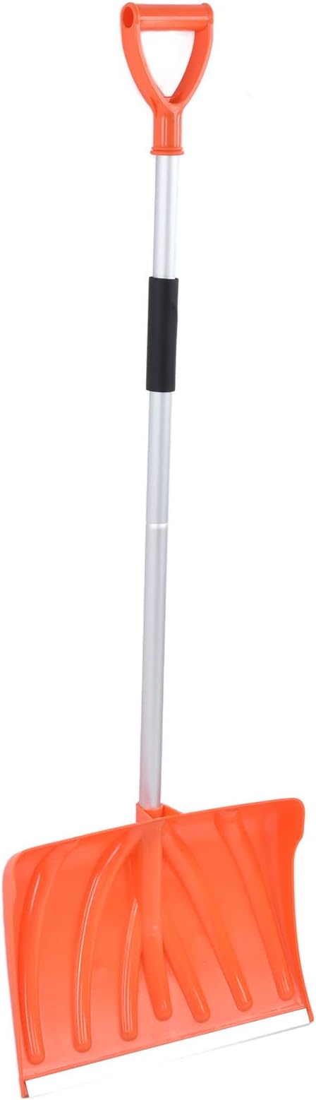 Snow Shovel Large Capacity D Shaped Handle Aluminum Alloy Plastic Detachable Assemblable Shovelling Tool for Cleaning Snow and Other Materials