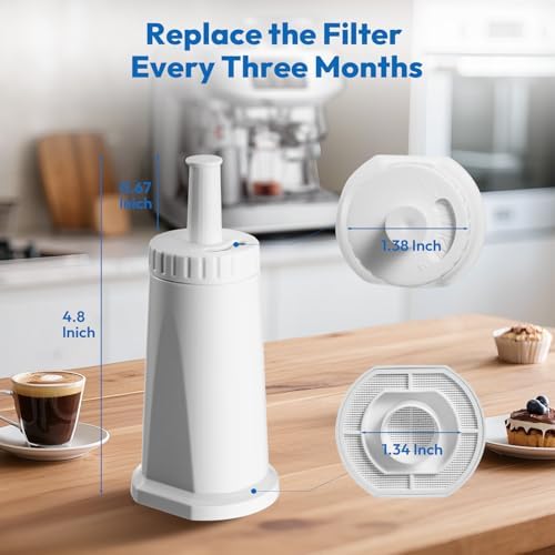 3 Pack Replacement Water Filter for Breville Espresso Machine - Image 6