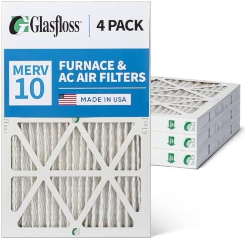 Glasfloss ZL 12x20x2 MERV 10 Pleated AC Furnace Air Filters. Box of 4 - Image 5