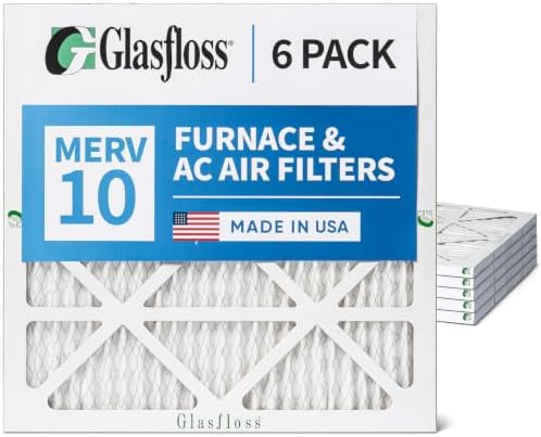 Glasfloss 14x14x1 MERV 10 Pleated AC Furnace Air Filters. Box of 6 - Image 6