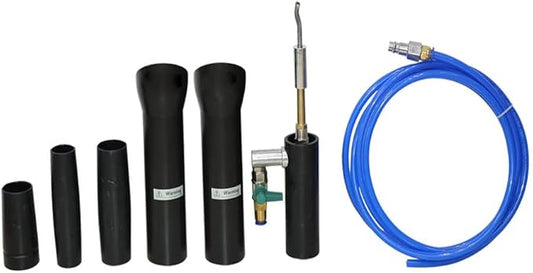 Pneumatic Air Blow-dust Gun Car Wash Interior Cleaning Gun for Blaster Vacuum Cleaner Vacuum Gun Car Detailing(Aluminiun Rotate Tube)