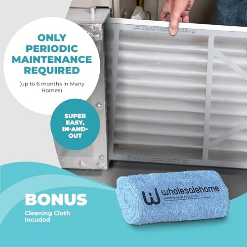 Lennox X6670 16x25x5 Air Filter MERV 11 HVAC AC Furnace Filters, Lennox Healthy Climate Filter for Home with Cleaning Cloth, (Actual Size: 15.75 x 24.75 x 4.38 Inches) - Image 7