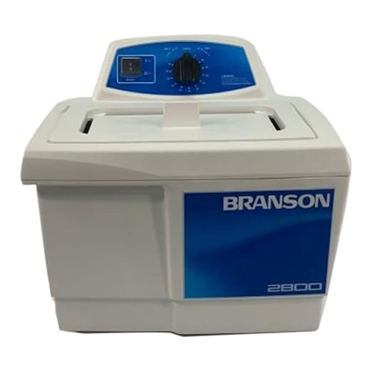 Branson Ultrasonics CPX-952-217R Series MH Mechanical Cleaning Bath with Mechanical Timer and Heater, 0.75 Gallons Capacity, 120V