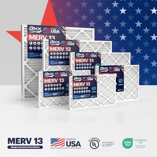 BNX TruFilter 15x20x1 Air Filter MERV 13 (4-Pack) - MADE IN USA - Electrostatic Pleated Air Conditioner HVAC AC Furnace Filters for Allergies, Pollen, Mold, Bacteria, Smoke, Allergen, MPR 1900 FPR 10 - Image 7