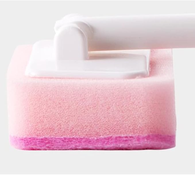 Sponge Long Handle Brush Bathroom Cleaning Bath Ceramic Tile Floor Kitchen Tool(E)
