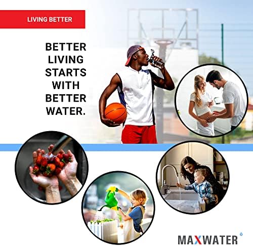 Max Water 3-Stage 20" x 4.5" Whole House Replacement Water Filter Set - Image 7
