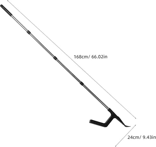 NUOBESTY 1 Set Gutter Cleaning Tools From The Ground Rain Gutter Cleaner With Poles Needed For Removing Leaves Debris Leaf Cleaning Tool
