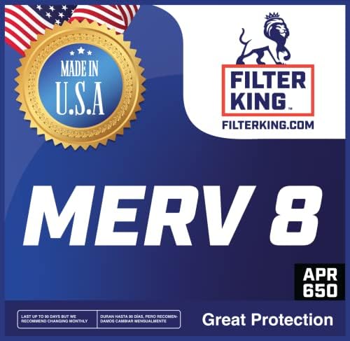 Filter King 24x24x1 Air Filter MERV 8, AC Furnace Filters (6-Pack) - Image 6