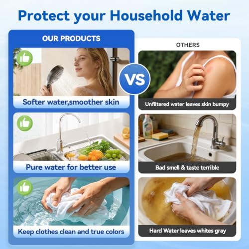 Whole House Water Filter Cartridges,9-Pack Universal 10" x 2.5" Replacement Filters 5 PP + 2 GAC + 2 CTO,Reduces Chlorine Odor, Sediment & Bad Taste,1.5-2 Year Supply for Home Water Filtration Systems - Image 6