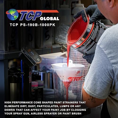 TCP Global - 190 Micron Filter Tips Ultra-Fine Paint Strainer, Case of 1000 - Image 6