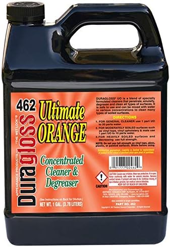 Duragloss 462 Ultimate Orange Concentrated Cleaner and Degreaser, 1 gallon, 1 Pack