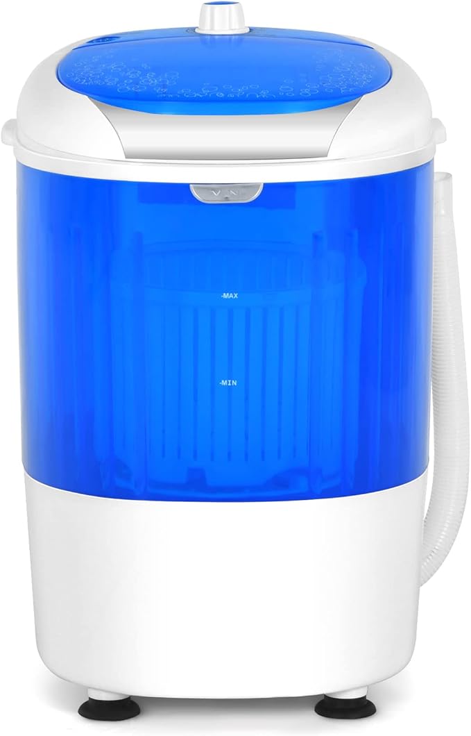 Giantex Portable Washing Machine, Mini Washer and Spinner Combo, 5.5lbs Washing Capacity, Semi-automatic Compact Laundry Machine for Apartment Dorm RV