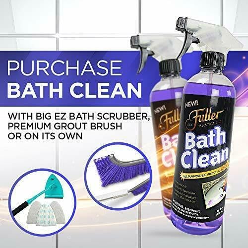Fuller Brush Bath Clean ?€? 24 oz Bathroom Cleaner Refill Bottle ?€? Dissolves Soap Scum, Hard Water Stains & Mineral Build-Up ?€? For Sinks, Showers & Tubs