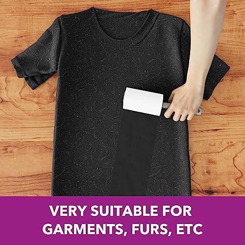 Extra Sticky Lint Roller Refills Only, 660 Easy-Tear Sheets for 3.9"-4" Lint Rollers with 1.5" Inner Diameter - Superior Cleanliness for Clothes - Image 2