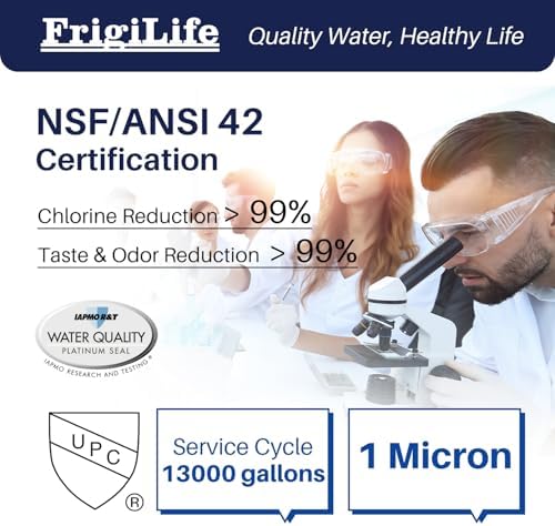 1 Micron 10" x 2.5" Whole House CTO Carbon Sedimen Water Filter Compatible DuPont WFPFC8002, WFPFC9001, SCWH-5, WHCF-WHWC, FXWTC, RO Unit for Under Sink & Countertop Filtration System,3Pack - Image 2