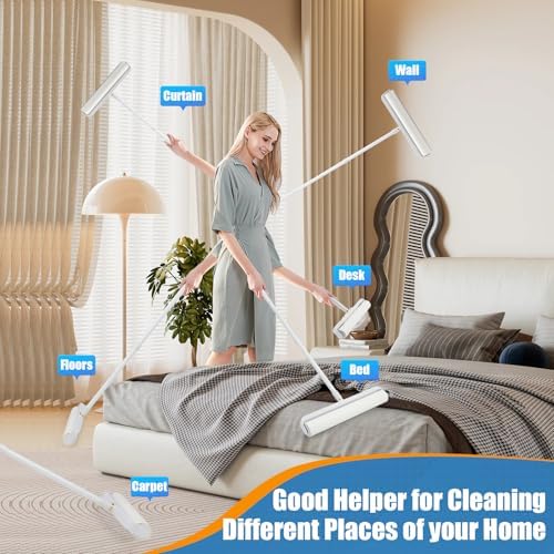 Dymoll 14.17" Large Lint Rollers for Pet Hair Extra Sticky, 360 Sheets Roller with Long Handle for Cleaning Carpets, Clothing, Couch, Furniture Wall Cleaner Mop Dust Remover - Image 6