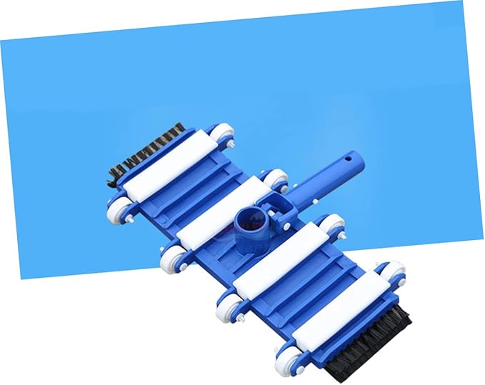 Swimming Pool Vacuum Head with Brushes 14-Inch Flexible Pool Cleaning Tool Heavy Duty Suction Brush