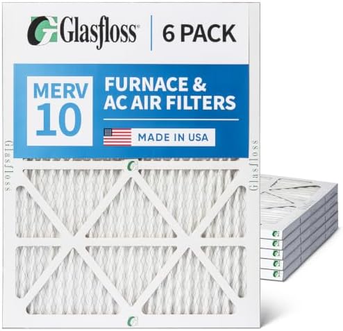 Glasfloss 18x25x1 MERV 10 Pleated AC Furnace Air Filters. Box of 6 - Image 6