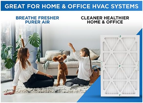 Glasfloss ZL 22x22x2 MERV 10 Pleated AC Furnace Air Filters. 4-Pack - Image 5