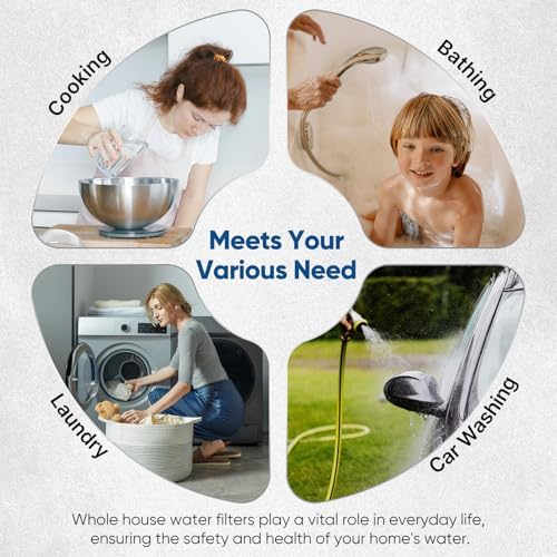 PUREPLUS 50 Micron 10 x 4.5 Whole House Water Filter for Well Water 3 Pack - Image 7