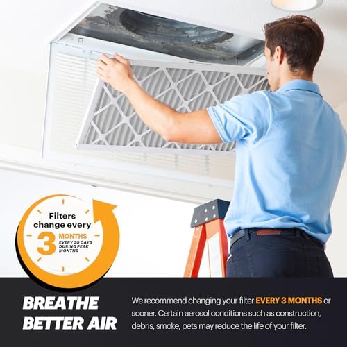 BNX TruFilter 12x20x1 Air Filter MERV 11 (6-Pack) - MADE IN USA - Allergen Defense Electrostatic Pleated Air Conditioner HVAC AC Furnace Filters for Allergies, Dust, Pet, Smoke, Allergy MPR 1200 FPR 7 - Image 7