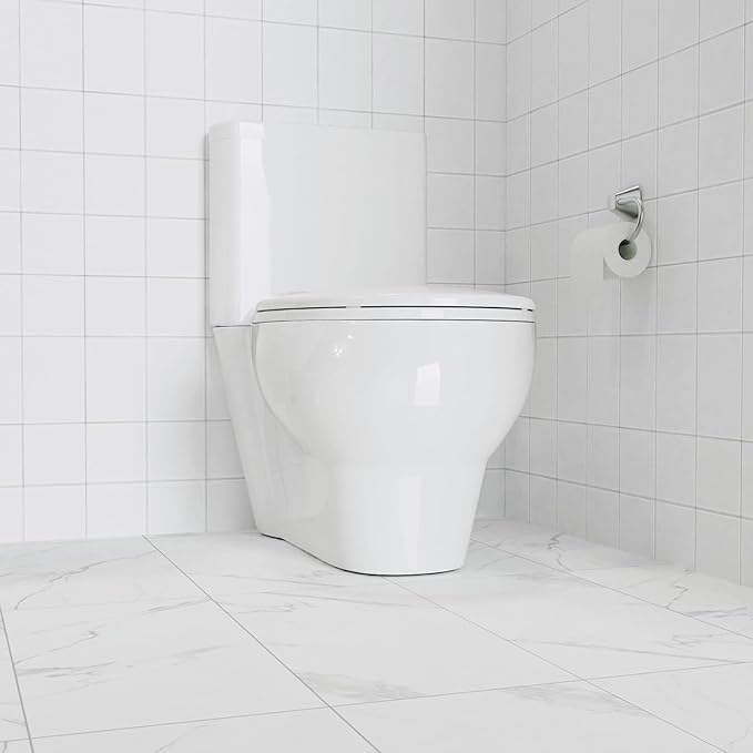 17” Round White Commercial Toilet Seat – Heavy Duty Plastic, Slow Close Lid, Quick-Release Hinges, Easy Clean & Install, Global Fit, 2 Pack – Color: F2040 Imitation American Standard Toilet