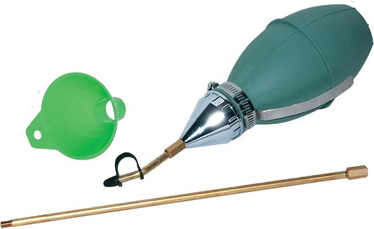 Puff-D 512 Puffy-D Bulb Insecticidal Duster, Heavy-Duty Dust Applicator for Pest Control, Green