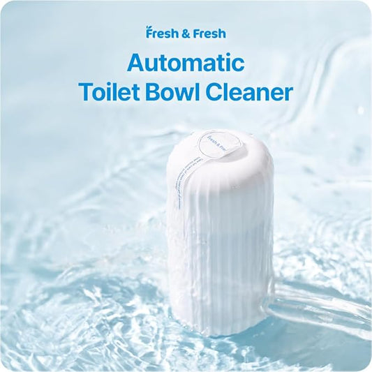 Fresh & Fresh Automatic Toilet Bowl Cleaners - 10 Bottles(UPTO 2500 FLUSHES/Bottle), Commercial and Residential Toilet Cleaner 3-4 MONTH Lasting Toilet Bowl Cleaner Bottle