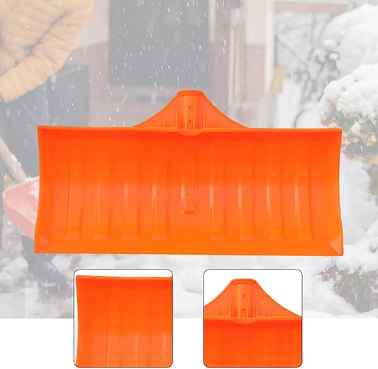 Snow Scoop Head, Multipurpose Wide Garden Clearing Tool, Snow Remover Grain Spade Head, DIY Removal Tool for Car Driveway, Orange