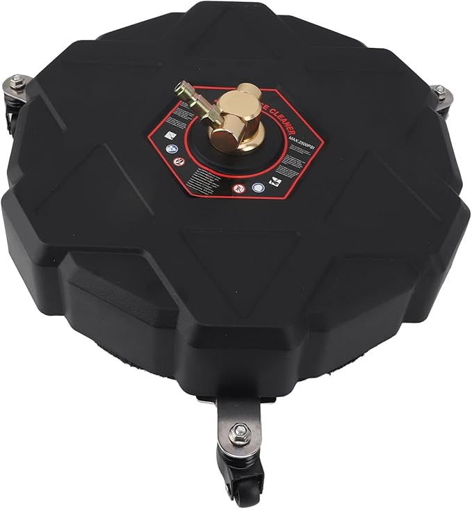 13-Inch Powerful Undercarriage Cleaner - 2500PSI High-Pressure Water Broom Driveways, Patios, Garage Cleaning