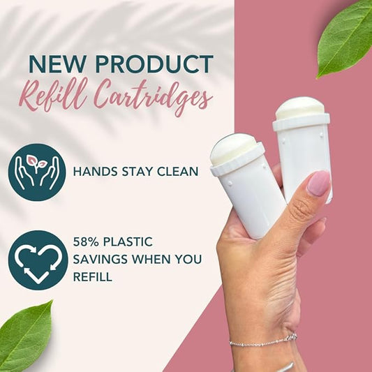 Mary's Stain Remover - Replacement Cartridges (2-Pack) - Requires Stain Stick Outer Case. Natural & Effective, Only 6 Ingredients, For Baby Clothes, Kids & Toddlers, Sport, Tough Stains