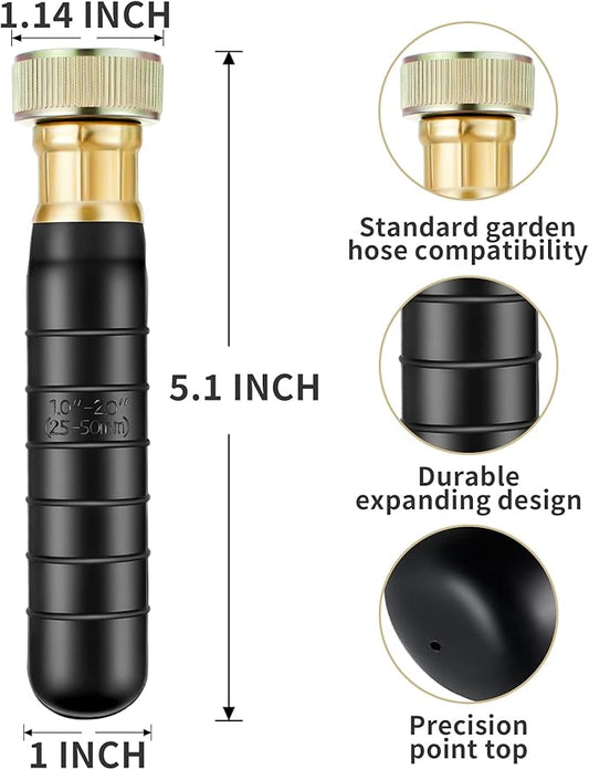 GlückMarine Small Drain Cleaning Bladder fits 1 to 2 Inch Drain Pipes unclogs Stubborn Blockages in Kitchen Sink Bathtub Main Drain and Sewer Line with Water Power