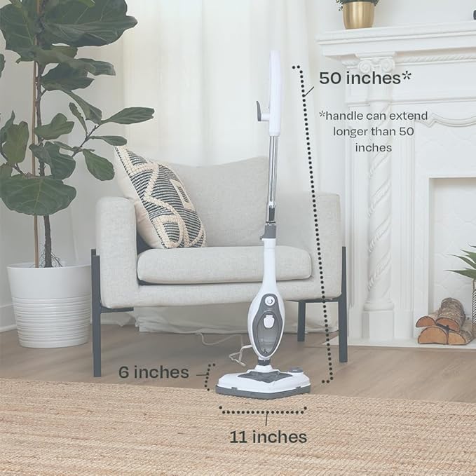 Steam & Go 10-in-1 Multi-Surface Steam Mop - Deep Clean with Heat
