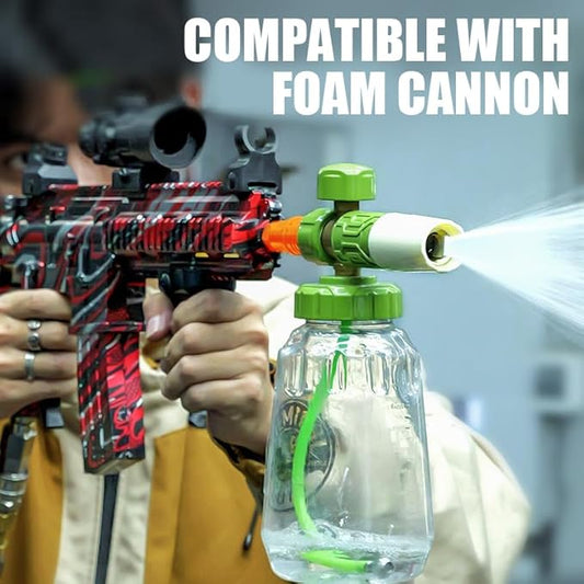 Pressure Washer Gun with Swivel – 3600 PSI High Pressure Spray Gun with 3/8" Quick Connect Plug – Foam Cannon Compatible Power Washer Handle for Car, Home & Outdoor Cleaning (Black)