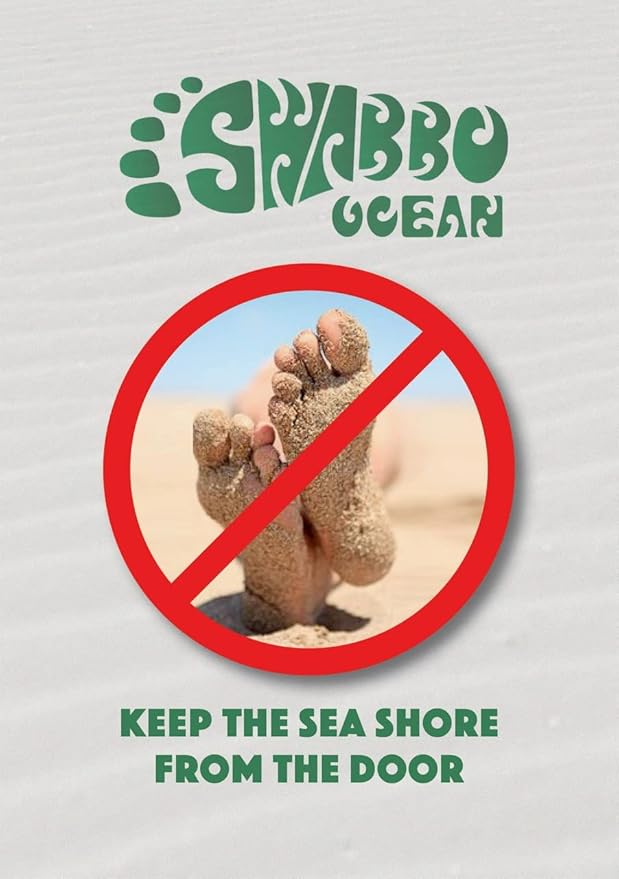 SWABBO Footwasher, Beach Essentials for Washing Feet Outdoors, Portable Pool Foot Bath, Keep Sand and Dirt Out of The House, Portable and Durable, for Beach, Poolside, Camping