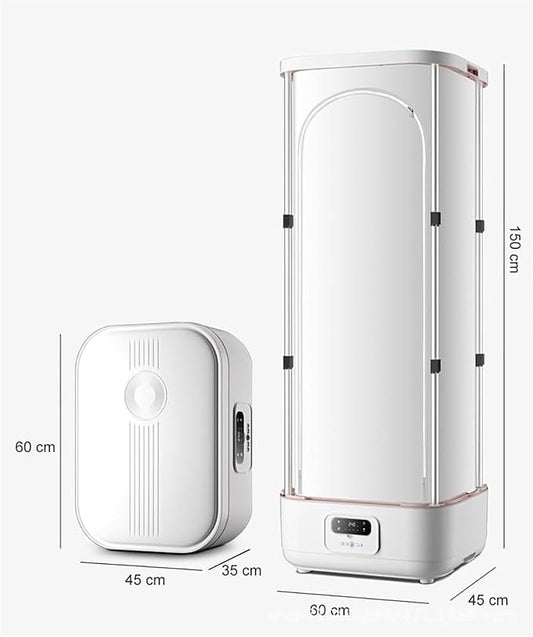 Garment Steamer, Automatic Wireless Vertical Steam Iron with Wrinkle Removal Clip, Quick-Drying Steam, One-Key Care for Clothes & Fabric