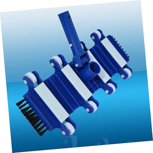 Swimming Pool Vacuum Head with Brushes 14-Inch Flexible Pool Cleaning Tool Heavy Duty Suction Brush