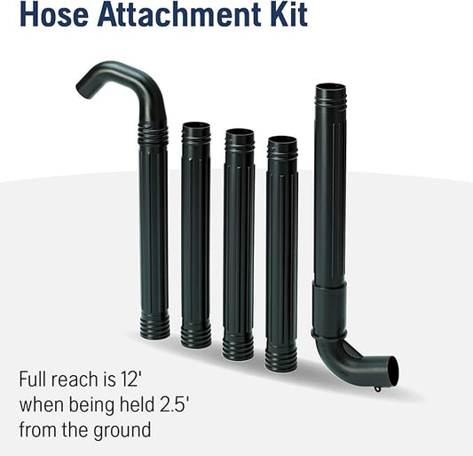 Husqvarna Leaf Blower Gutter Attachment Kit, Hose Attachment 125B and 125BVX Leaf Blowers, Black