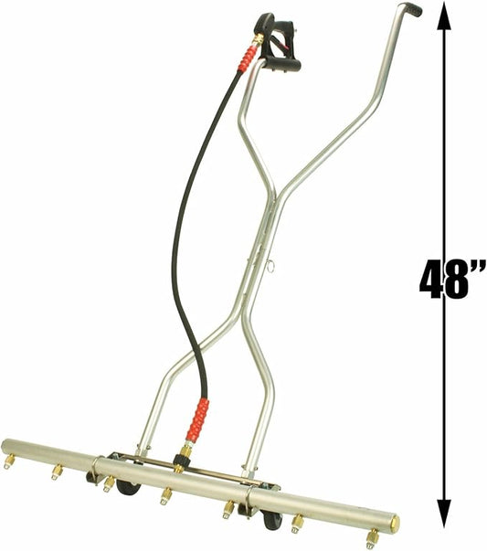 Erie Tools 39" Surface Cleaner Water Broom for Hot and Cold Water Pressure Washer 7 Nozzles Gun Wand Hose Coupler