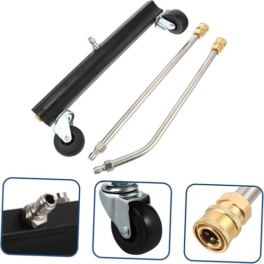 High-Pressure Chassis Cleaner Brush Car Wash Broom Truck Undercarriage Cleaning Tool