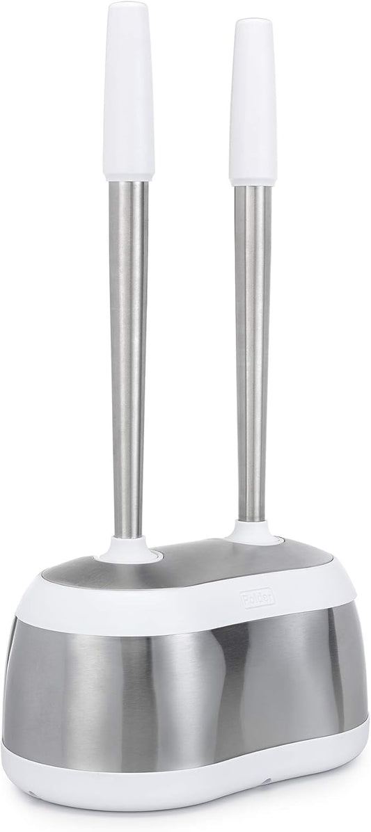 Polder Dual Bath Caddy - White