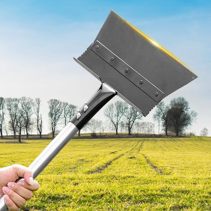 Ice Scraper Heavy Duty, 2026 New Multifunctional Cleaning Shovel, Ice Scraper, Garden Cleaning Scraper, Ice Chopper, Snow Shovel, Weed Remover & Floor Cleaning Scraper Tool (2)