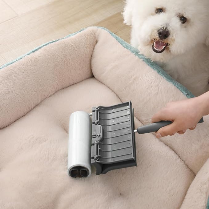 Fedicelly Lint Rollers Pet Hair Extra Sticky Furniture,Cat Dog Hair Remover Laundry Clothes Carpet, 6.3 inches Wider with 320 Sheets Large Lint Remover Brush for Couch - Image 6